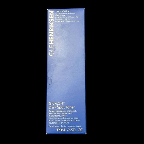 New sealed Olehenriksen GLOW2OH DARK SPOT TONER - Picture 2 of 8
